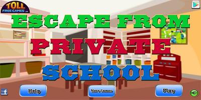 Escape games_ private school plakat