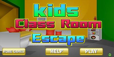 Escape Game Kids Class Room Affiche
