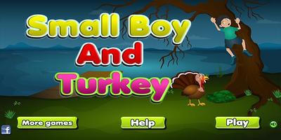 Escape games_Small boy turkey plakat