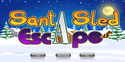 Escape games_santa sled escape poster