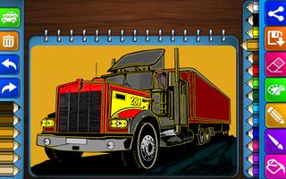 Coloring Games : Super Trucks screenshot 3