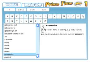 Prime Time Plus 1 Wordlist تصوير الشاشة 1