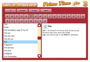 Prime Time Plus 3 Wordlist 海報