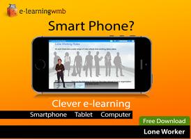 Lone Worker e-Learning Plakat