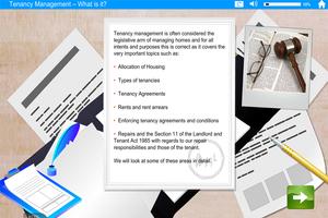 Tenancy Management e-learning capture d'écran 2