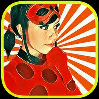 Ladybug clean face girl 海報