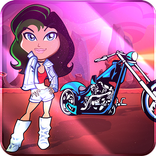 Girl Moto Racing