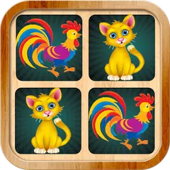 Animals memory matching game APK download