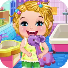 Baby Elsa Take Care & Bath APK download