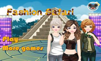 Fashion Safari – girl games Affiche