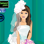 Fashion Girl Wedding Dress up icône