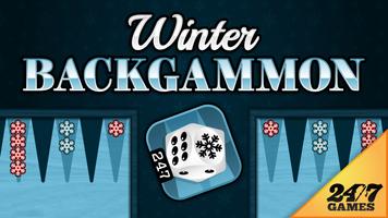 Winter Backgammon الملصق