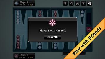 Winter Backgammon Screenshot 2