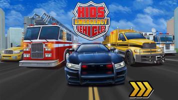 Kids Vehicles: Emergency Cartaz