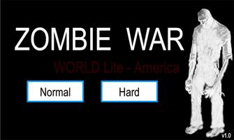 Zombie War Lite - America الملصق