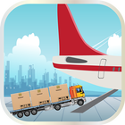 3D Airplane Truck Transporter Zeichen