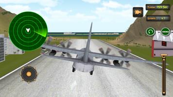 3D Airplane Truck Transporter Plakat