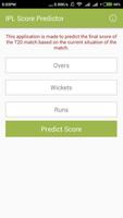 IPL Score Predictor poster