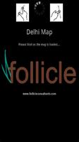 Delhi - Road Map Affiche