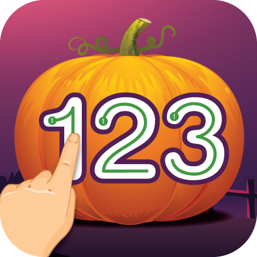 Writing Numbers: Number Tracing 123 - Halloween