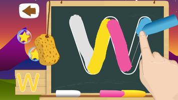 Write letters: Tracing ABC постер