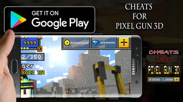 Cheats For 3D Pixel Gun _Prank Affiche