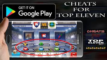 برنامه‌نما Cheats For Top Eleven Nw Prank عکس از صفحه