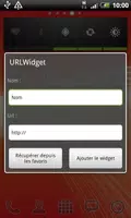URL Widget capture d'écran 1
