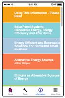 Alternative Energy Sources - Renewable, Bio, Wind capture d'écran 2
