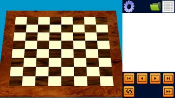 Reader Chess. 3D True. (PGN) poster