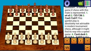 Reader Chess. 3D True. (PGN) imagem de tela 1