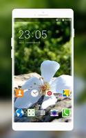 Flower Theme for Alcatel One Touch Pop C5 poster