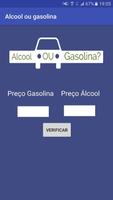 Álcool ou Gasolina - Economize Dinheiro Affiche