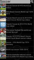 Soccer world cup video match Affiche