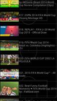 Soccer world cup video match capture d'écran 1