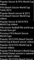 Soccer world cup video match capture d'écran 3