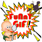 Funny Gif 2018 - Animal Animated Gif For Whatsapp icône