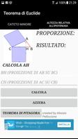 Teorema di Euclide постер