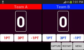 Basketball ScoreBoard capture d'écran 2