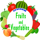 Seasonal Fruits and Vegetables icône