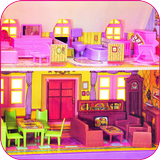 Doll house design আইকন