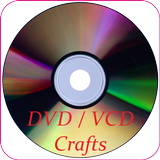 Dvd y vcd artesanías icono