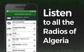 راديو الجزائر الملصق