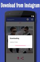 Downloader for Instagram پوسٹر