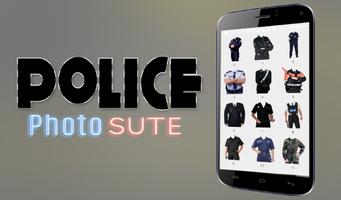 Police Photo Suit Affiche