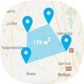Geo Map Area Calculator