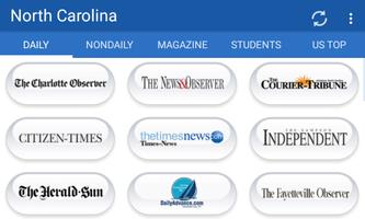 North Carolina Newspapers capture d'écran 3