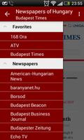 Hungary Newspapers پوسٹر