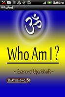 WHO AM I,Essence of Upanishads plakat