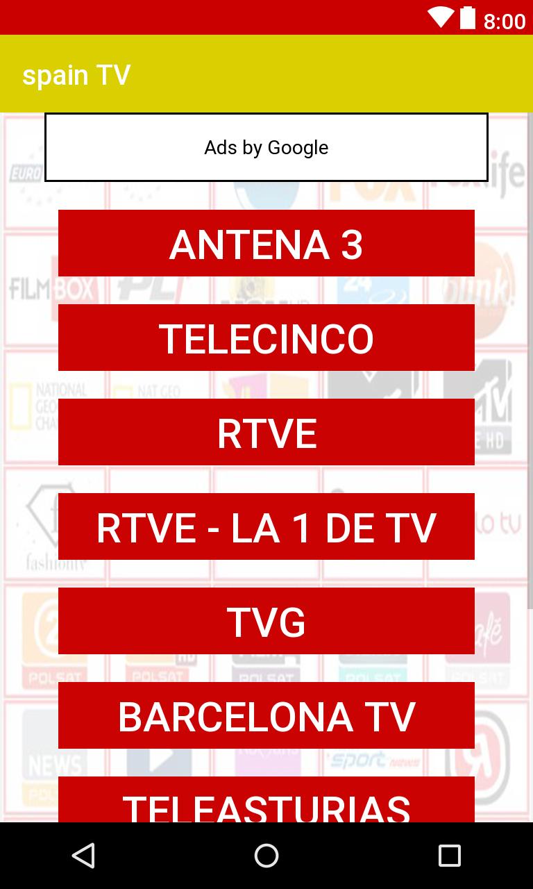 Spain Tv Channels Direct 2019 For Android Apk Download